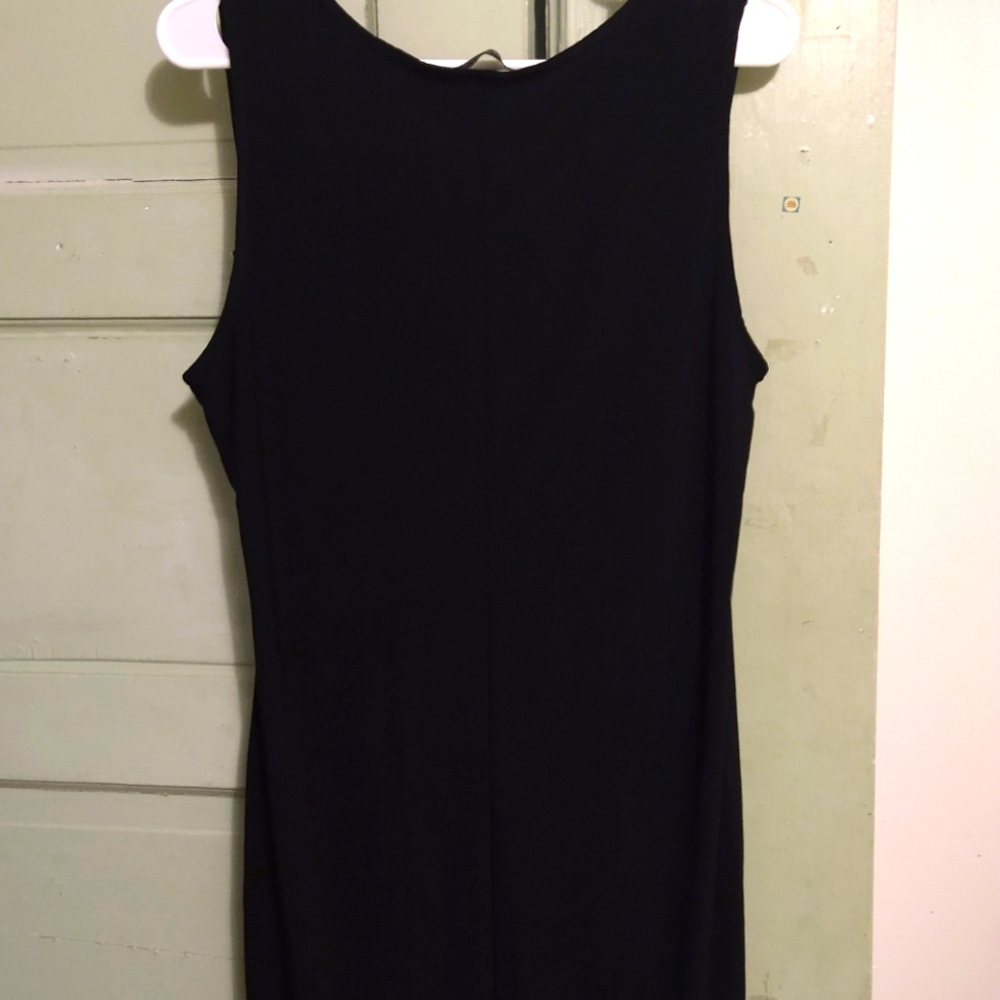 Black bodycon dress